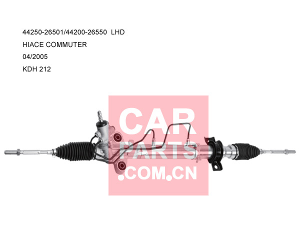 44250-26501,44200-26550,STEERING RACK LHD TOYOTA HIACE COMMUTER